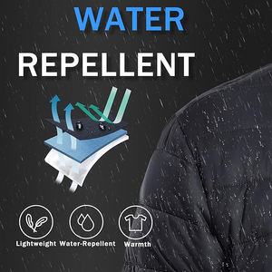 Chaqueta de Invierno para Hombre, Chaqueta Acolchada Ligera, Abrigo Cortavientos Cálido, Chaqueta Acolchada para Hombre - Product Image 4