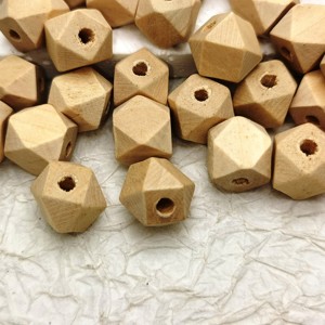 Perles en bois carrées de 14 mm, forme et couleur personnalisées, perles en bois façonnées et de taille personnalisée, produit artisanal indien - Product Image 4