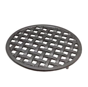 Modern Black <b>Metal</b> <b>Trivet</b> Heat-Resistant Kitchen Countertop Protector Elegant Iron Pad Stylish Cookware Stand Durable Tabletops - Product Image 2