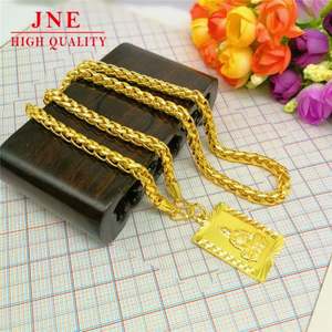 Vietnam Placer Or Couleur <span class=keywords><strong>Chopin</strong></span> Collier Lampe Collier Vietnam Placer Or Ornement Costume Série Avec Pendentif - Product Image 2