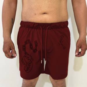 Pantalones cortos deportivos de calle para hombre, diseño OEM, superventas, informales, lisos, cómodos, con cintura elástica, pantalones cortos de verano personalizados, 2026 - Product Image 1