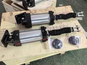 Cilindro neumático de varilla de pistón extendido duradero con cubierta antipolvo para máquinas de barco - Product Image 2