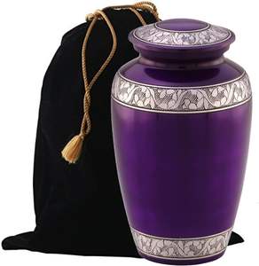 Urne funéraire artisanale pour cendres humaines, pot décoratif funéraire commémoratif tendance, urnes et bocaux personnalisables faits à la main - Product Image 3