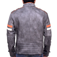 Nouvelle arrivée de veste de motard classique design de mode personnalisée 2025 veste en cuir pour hommes élégants vestes en cuir de moto personnalisées