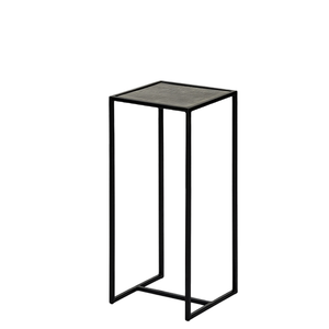 Juego de pilares laterales de metal de estilo clásico de 2 piezas con acabado dorado para muebles de sala de estar y dormitorio - Product Image 3