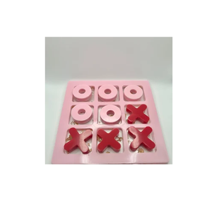 Résine époxy Tic Tac Toe Jeux Activité couleur bleue paillettes artisanat la plus bonne qualité meilleur jeu de famille - Product Image 4