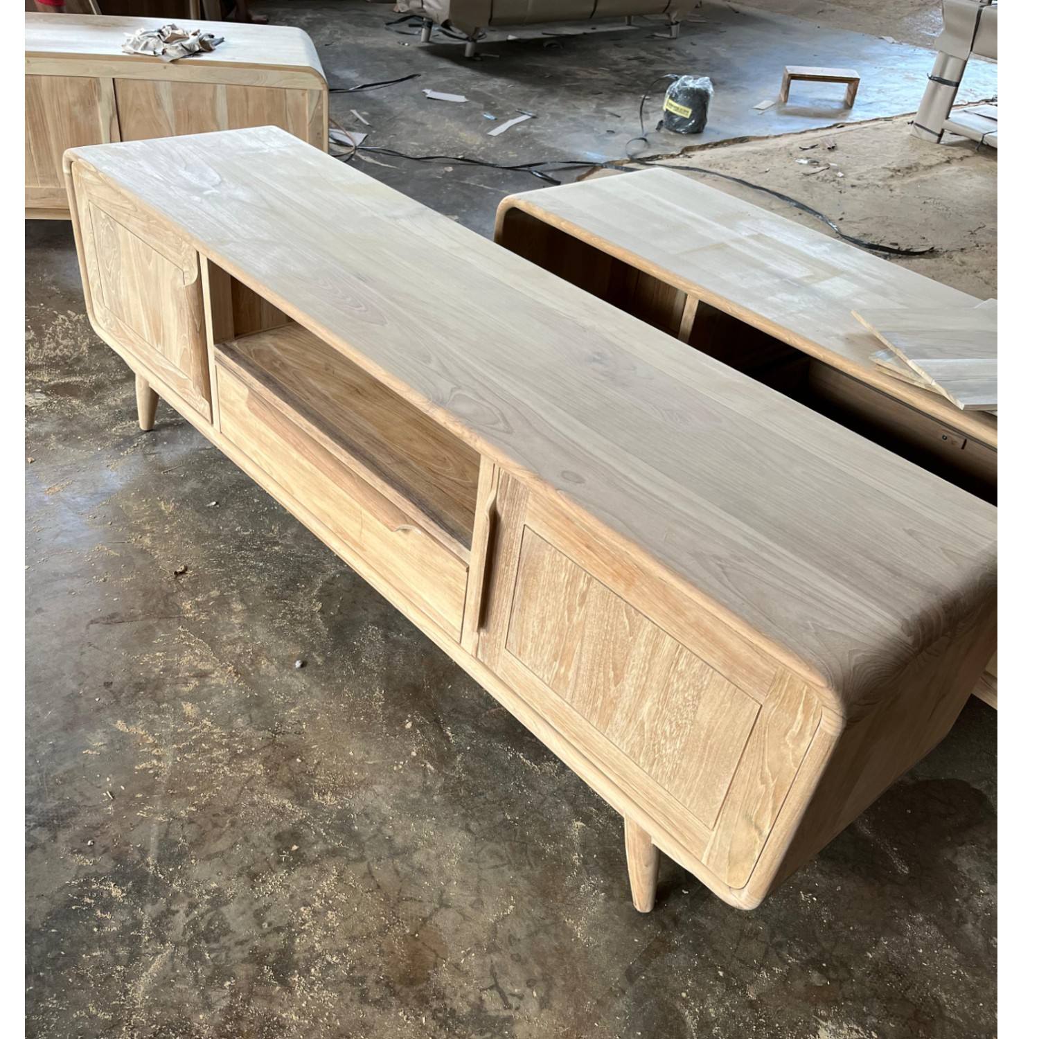 Natural Grain Fine Sanded Teak A