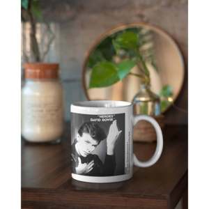 Taza Vintage Heroes de David Bowie Hecha a Mano de 600ml con Cuchara Escandinava para Jubilación, Día del Padre, Oktoberfest, para Cafeterías - Product Image 2