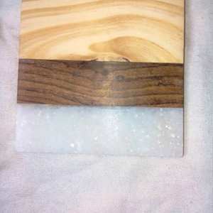 Juego de posavasos personalizado de resina de mármol de madera de Venta caliente con color natural y personalizado hecho en La India - Product Image 3