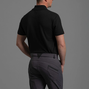 Ropa ecuestre con logotipo personalizado de primera calidad, camisas para montar a caballo, camisas de manga corta ajustadas con estampado barato para hombre, OEM - Product Image 2