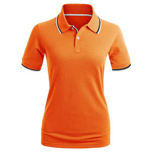 High Quality Slim Half Sleeve Cotton for <b>Polo</b> <b>Shirt</b> for <b>Ladies</b> Custom Logo Breathable Jersey Casual Regular Size Women's <b>Shirt</b> - Product Image 1