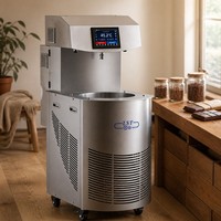 Machine automatique de tempérage du chocolat pour usine de chocolaterie, atelier artisanal, qualité alimentaire SS304, contrôle précis de la température