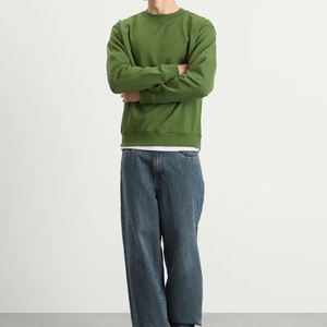 Sudadera de Invierno de Forro Polar Orgánico para Hombre, Corte Regular Personalizado, Sudadera de Algodón Puro, Cuello Redondo Natural, Transpirable Digital - Product Image 4