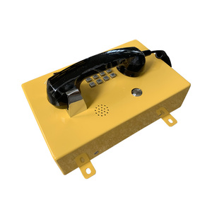 Téléphone mural d'urgence jaune <span class=keywords><strong>IP</strong></span>/analogue filaire pour les gares et les aéroports - Product Image 5