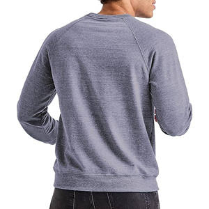 Vente en gros 100% sweat-shirt en coton pour hommes poids lourd 490 g/m² haute qualité vêtements décontractés motif 3D motif brodé en relief - Product Image 2