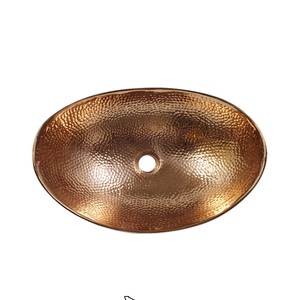 Lavabo en acier inoxydable martelé de luxe, lavabo de salle de bain moderne à poser sur le comptoir, fournisseur en gros OEM. - Product Image 3