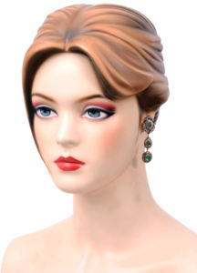 REYES lujo Real diamante victoriano pendientes hechos a mano 14K oro plata esterlina 925 Esmeralda piedra preciosa fiesta desgaste joyería de lujo - Product Image 2