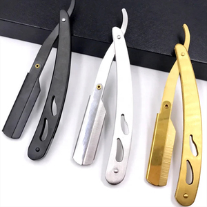 MORGANS INDUSTRIES Stainless Steel Straight <b>Razor</b> Single Blade for <b>Men</b>-Multi-Purpose Use Barber Shop & Outdoor Shaving - Product Image 1