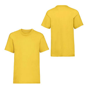 Camisetas transpirables suaves de fibra de bambú y mezcla de algodón con cuello redondo para hombres, opciones de logotipo personalizado de color sólido para uso diario informal - Product Image 2