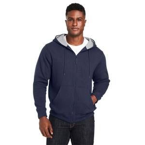 Sudadera con capucha deportiva para gimnasio con cremallera polar de invierno para hombre - Product Image 4