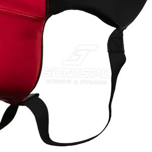 Protège-entrejambe de boxe SONISPO en PU, rouge et noir, pour hommes, protection d'entraînement - Product Image 6