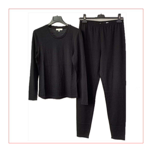 Venta al por mayor de ropa interior térmica de invierno personalizada traje sin costuras transpirable cálido térmico Calzoncillos largos para hombres y mujeres señoras Conjunto Clásico - Product Image 6