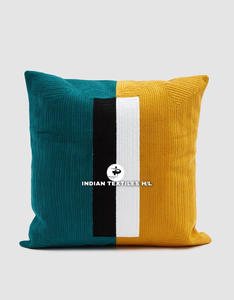 Hot Selling Luxury Wool Cushion Cover Kashmiri Embroidery Handmade Chain Stitch Geometric Vintage Floral Decorative <b>Throw</b> <b>Pillow</b> - Product Image 2