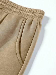 Ensemble sweat à capuche doublé polaire et pantalon de survêtement à jambes larges, vêtements décontractés et confortables - Product Image 2