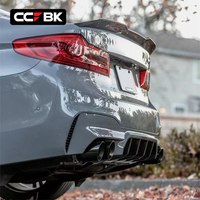 Pour BMW G30 520i 530i 540i 550i F90 M5 2017-2023 Aileron de coffre arrière en carbone sec style SMP, becquet de coffre, becquet de type ducktail ou becquet de type duckbill