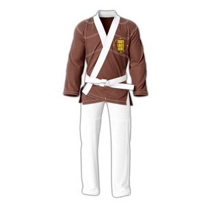 ชุดยูโดบราซิลเลี่ยนยิวยิตสู (BJJ Gi) ผ้าฝ้ายเนื้อมุก ทออย่างทนทาน ทรงหลวม สวมใส่สบาย ขายดีที่สุด คุณภาพเยี่ยม รับผลิตแบบ OEM ODM - Product Image 5