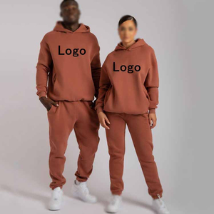 Combinaison de Survêtement de Jogging en Molleton 100% Coton Personnalisé Ensemble de Pantalon de Survêtement à Capuche avec Logo Hommes Femmes Jogger Survêtement de Survêtement - Product Image 5