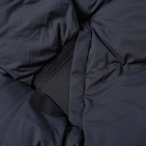 Alta calidad mejor moda amigable pulóver estilo callejero Sudadera con capucha brillante Negro teñido chaqueta liso pulóver hombres chaqueta acolchada personalizada - Product Image 4