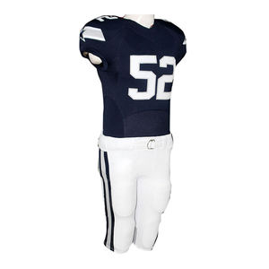 Maillot et pantalon de football américain personnalisables, respirants, imprimés par sublimation, qualité supérieure, grandes tailles, unisexe, avec cordon de serrage - Product Image 4