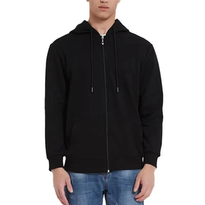 Sudadera con Capucha Deportiva de Invierno, Estilo Moderno, para Entrenamiento, Gimnasio, Transpirable, con Cierre, 100% Algodón - Product Image 1