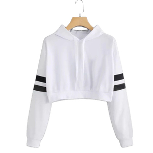 Sudadera con Capucha Corta para Mujer, Talla Grande, Forrada de Felpa, Estilo Casual, Fibra de Poliéster, Manga Larga, Gruesa, para Invierno y Primavera, Personalizada - Product Image 3