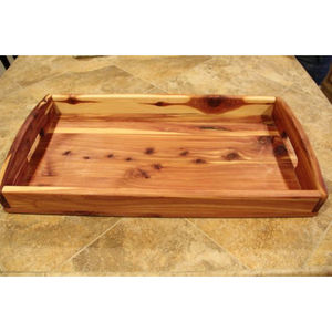 Hot Selling Kitchenware <b>Accessories</b> Arrival <b>Vintage</b> Wooden Serving Tray With Metal Handles in Lowest Price - Product Image 3