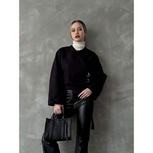 Chaqueta Corta al por Mayor para Mujer con Lazo, Diseño Elegante para Mujeres con Sentido de la Moda - Product Image 6