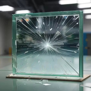 Verre trempé de haute qualité sécurité pare-balles portes décoratives industrielles fenêtres mur rideau salon Applications solaires - Product Image 1