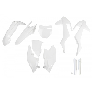 Kit di plastica bianca completa per KTM SX 150 accessori per motocicli 2018 2016 - Product Image 1