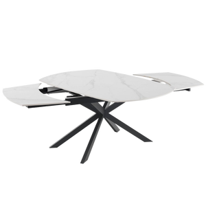 Mesa de Comedor Extensible y Giratoria de Acero Moderno Ram Industrie N501200B, Capacidad de 80 kg, Longitud de 120-200 cm, para Cocina, Sala de Estar y Comedor - Product Image 3