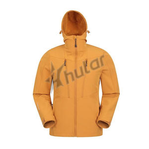 Veste d'hiver Softshell de haute qualité pour hommes, capuche coupe-vent pour les sports de plein air pour la randonnée, la pêche, méthode de tissage non tissé sur le devant - Product Image 5