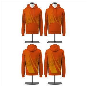 Sweats à capuche basiques pour hommes avec option d'impression personnalisée, coupe confortable, sweat à capuche pour hommes avec tissu respirant - Product Image 6