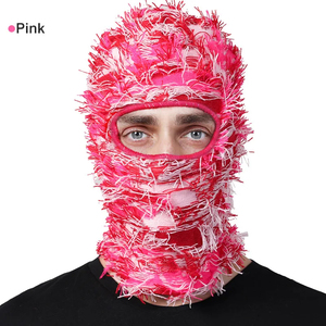 Hot Sale Men Women Fashion Hand Knitted Balaclava <b>Ski</b> <b>Mask</b> Caps <b>Ski</b> <b>Mask</b> Distressed Beanie Skimask for Winter - Product Image 2