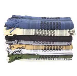 2025 Unisex Shemagh bufanda a cuadros borla desierto árabe Keffiyeh ligero 100% algodón Head Wrap hombres mujeres chal de alta calidad - Product Image 3