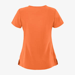 Tops médicaux pour femmes, jersey médical à manches courtes, 100% polyester, mode, uniforme d'infirmière - Product Image 2