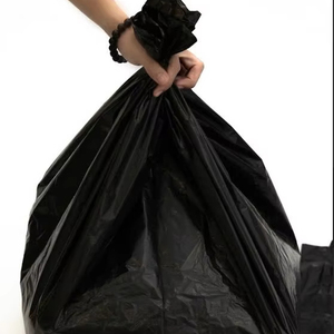 Sacs poubelle noirs sacs poubelle pour déchets ménagers emballage poubelle à poche plate/sacs poubelle - Product Image 1