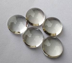 Venta al por mayor de piedras preciosas sueltas calibradas con reverso plano blancas de corte brillante de cristal de cuarzo natural IGI con certificación Lavira para joyería - Product Image 6