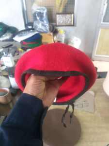 Unisex <b>Wool</b> <b>Beret</b> Hat Custom Outdoor Style Wholesale Adult Headwear for Formal Use for Malaysia Govt - Product Image 6