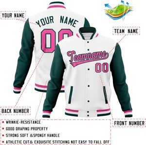 High Quality <b>Thin</b> Woolen Varsity <b>Jacket</b> for <b>Men</b> Comfortable Winter Windbreaker Breathable Stand Collar Pattern Decoration Puffer - Product Image 4