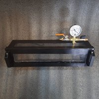 Caja de prueba de soldadura al vacío de esquina exterior La prueba de fugas de burbujas de soldadura cumple con la pared lateral a 90 grados presenta una solución de vanguardia